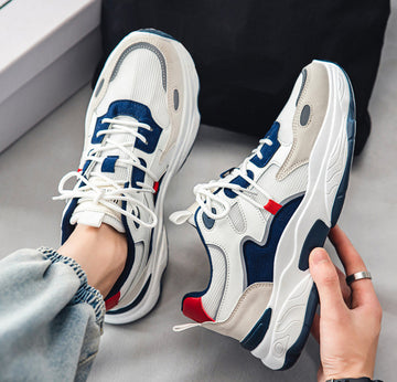 MS916 - Korean Chunky White Fashion Shoes